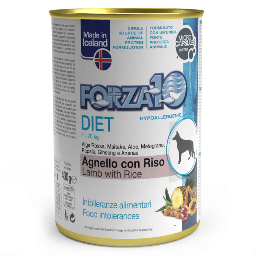 Diet Agnello con Riso 400 gr x6pz