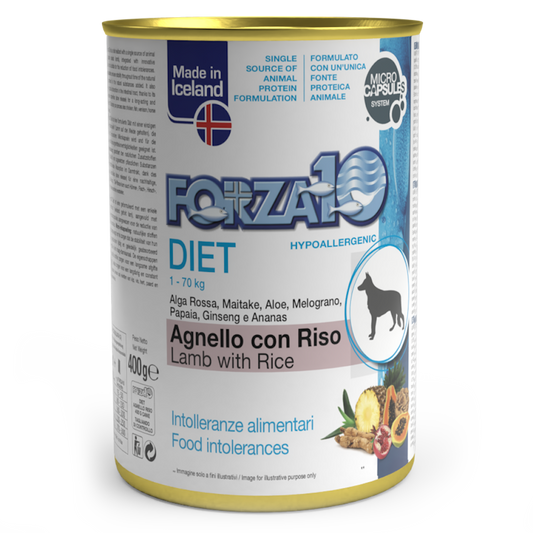 Diet Agnello con Riso 400 gr x6pz