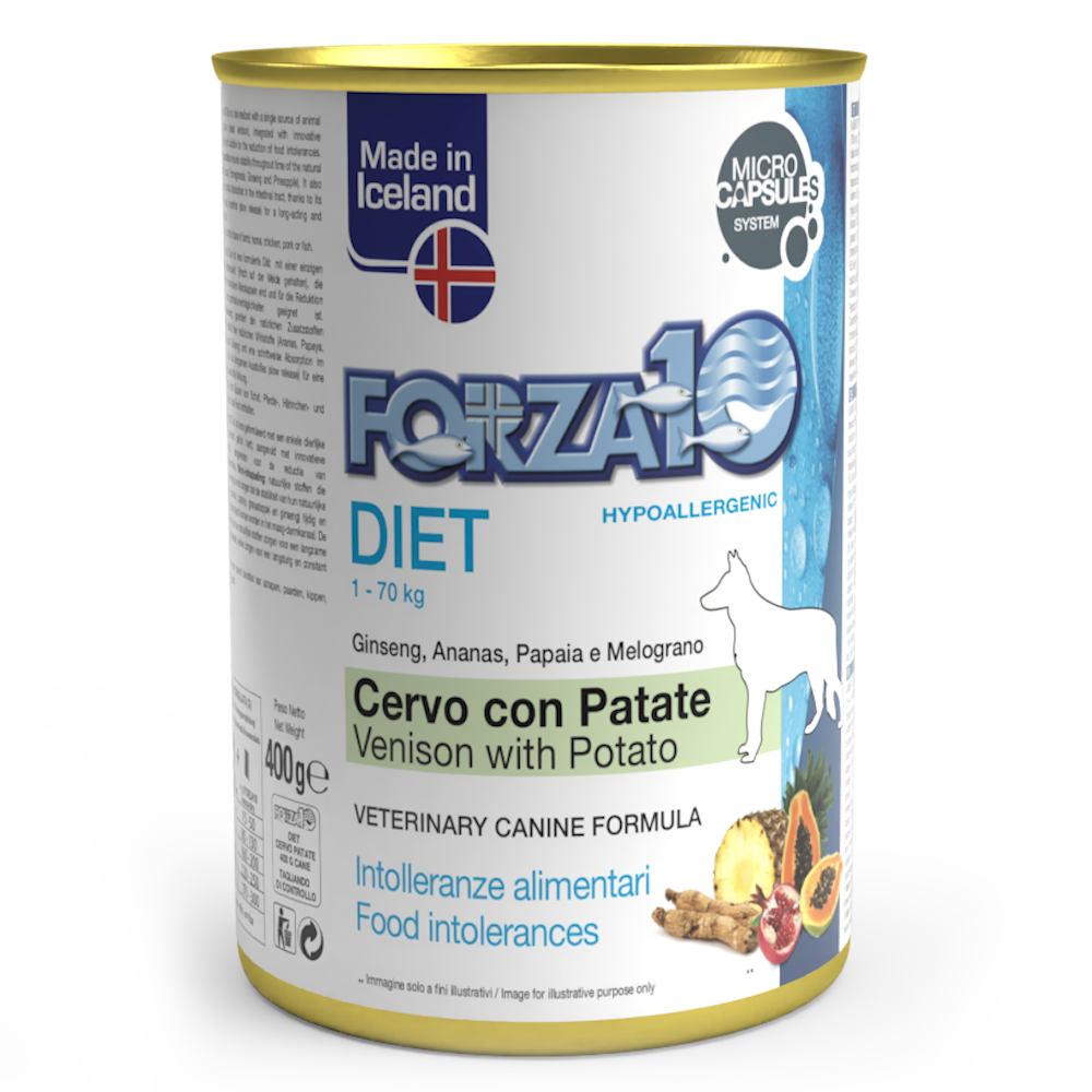 Diet Cervo con Patate 400 gr x6pz