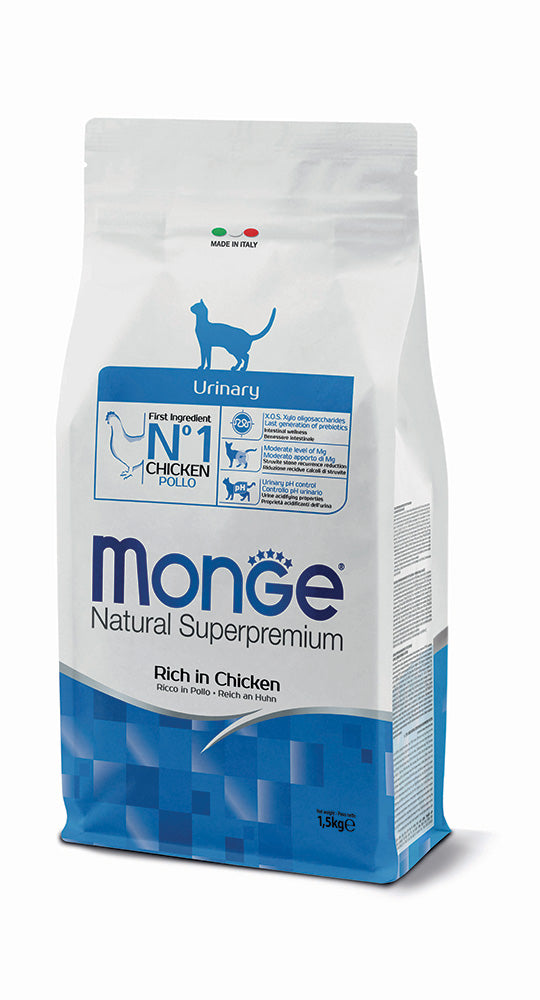 Monge Natural Superpremium Urinary Ricco in Pollo 1,5 kg