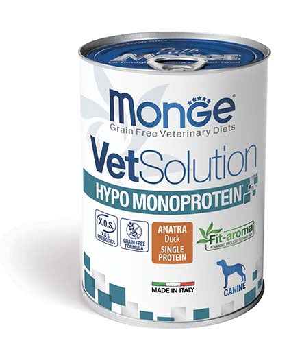 Monge VetSolution Hypo Monoprotein Anatra 400 g x6pz