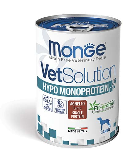 Monge VetSolution Hypo Monoprotein Agnello 400 g x6pz