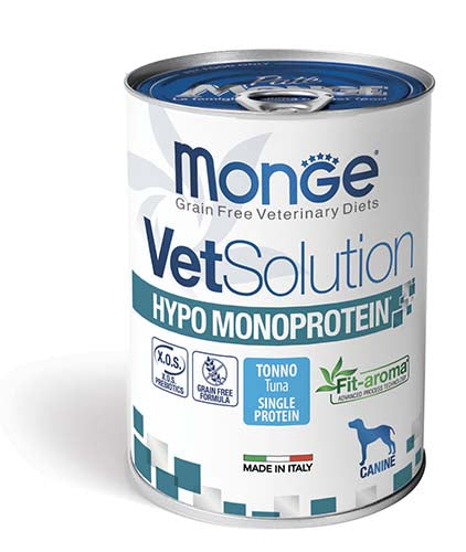 Monge VetSolution Hypo Monoprotein Tonno 400 g x6pz