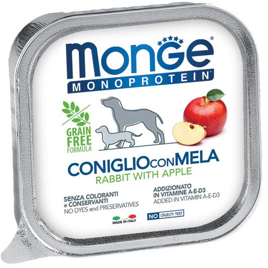 Monge Monoprotein Paté Coniglio con Mela 150 g x12pz