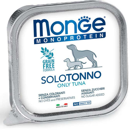 Monge Monoprotein Paté Solo Tonno 150 g x12pz