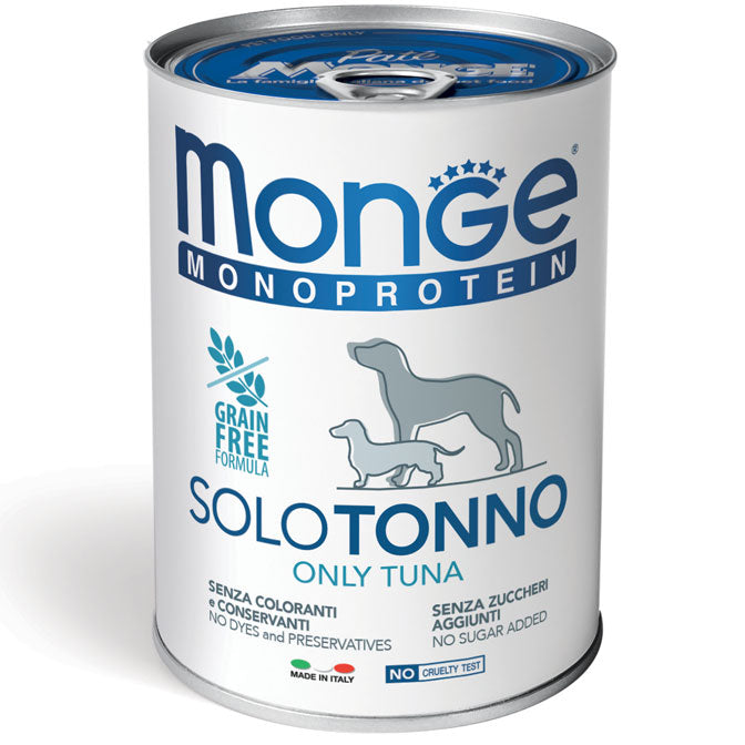 Monge Monoprotein Paté Solo Tonno 400 g x6pz